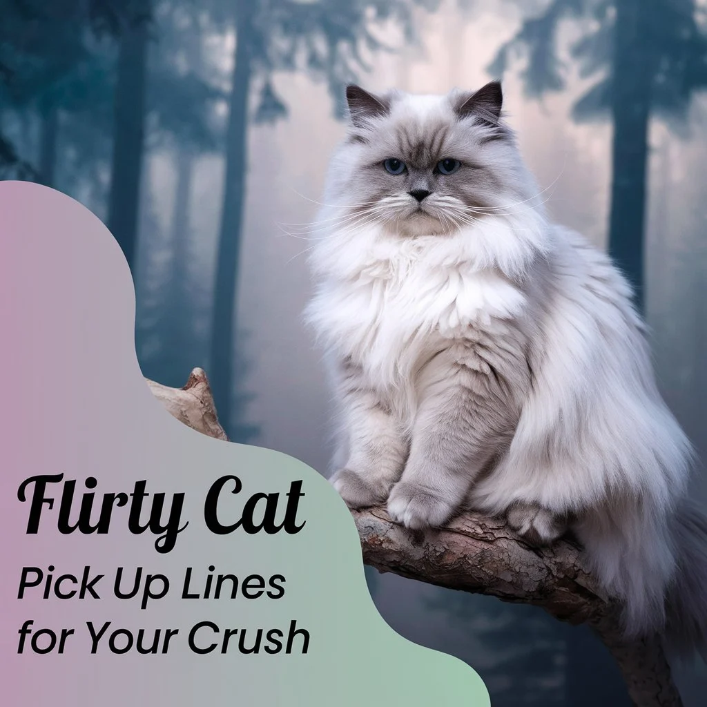 Flirty Cat Pick Up Lines for Your Crush