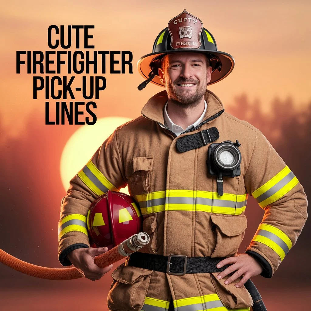 Cute Firefighter Pick-Up Lines
