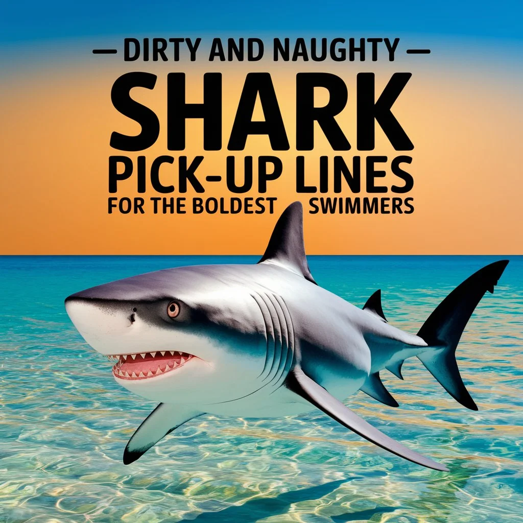 Dirty and Naughty Shark Pick-Up Lines for the Boldest Swimmers