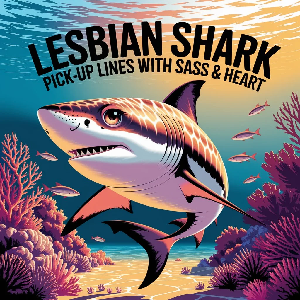 Lesbian Shark Pick-Up Lines with Sass & Heart