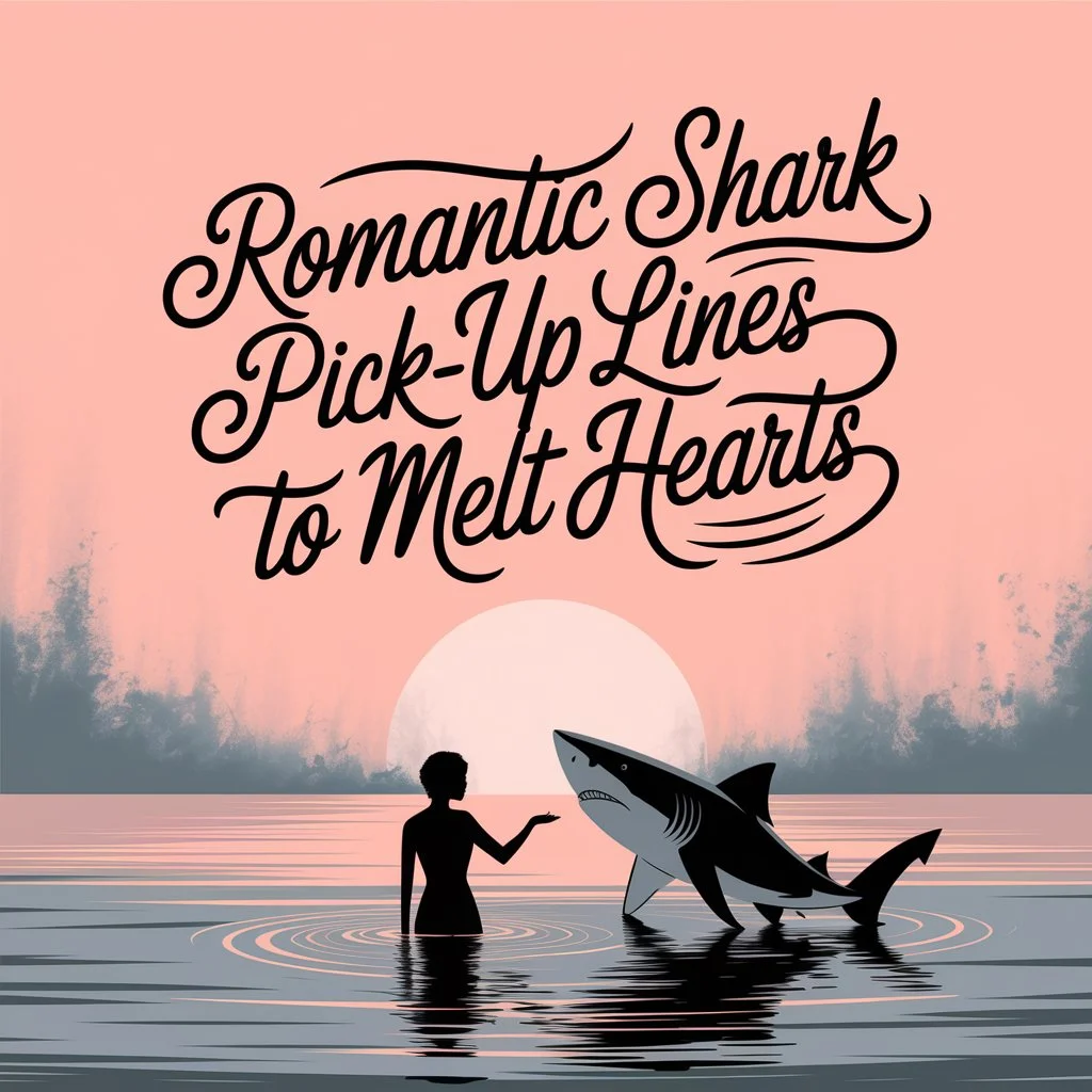 Romantic Shark Pick-Up Lines to Melt Hearts