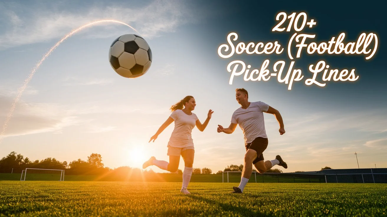 Soccer (Football) Pick-Up Lines