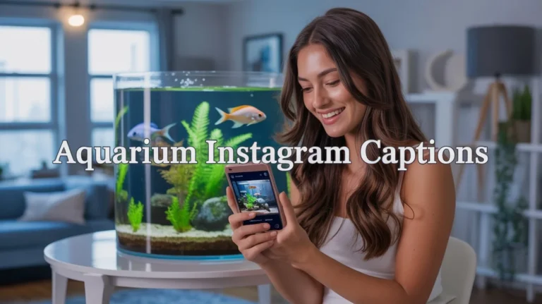 Aquarium Instagram Captions