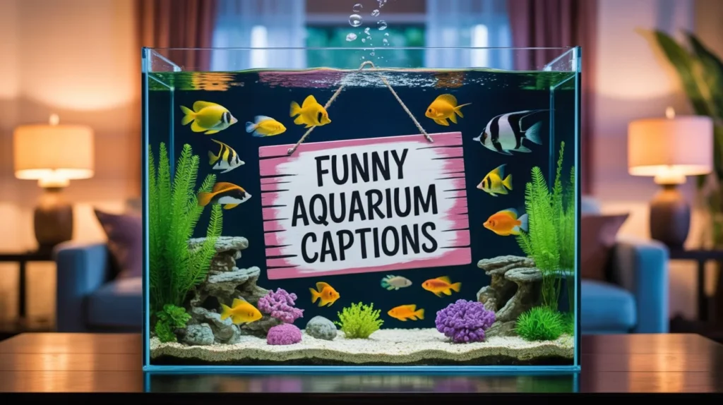 Funny Aquarium Captions