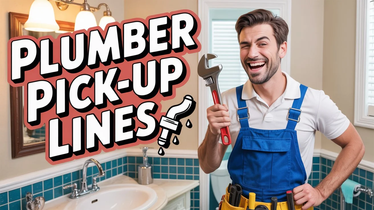 Plumber Pick-Up Lines