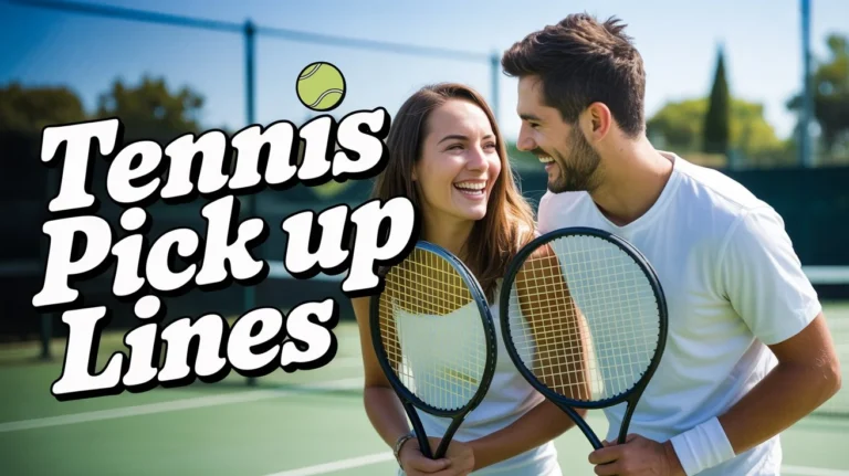 Tennis Pick Up Lines
