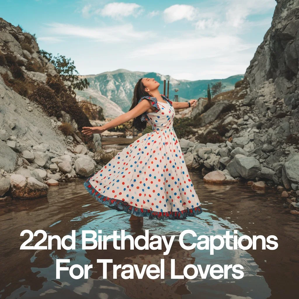 22nd Birthday Captions for Travel Lovers
