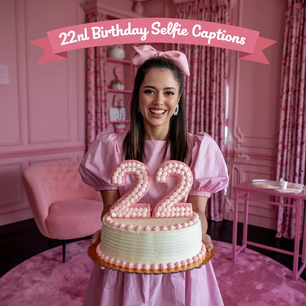 22nd Birthday Selfie Captions