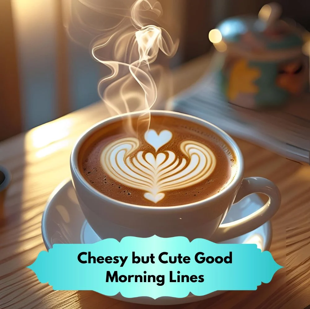 Cheesy but Cute Good Morning Lines