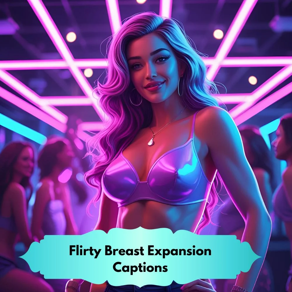 Flirty Breast Expansion Captions