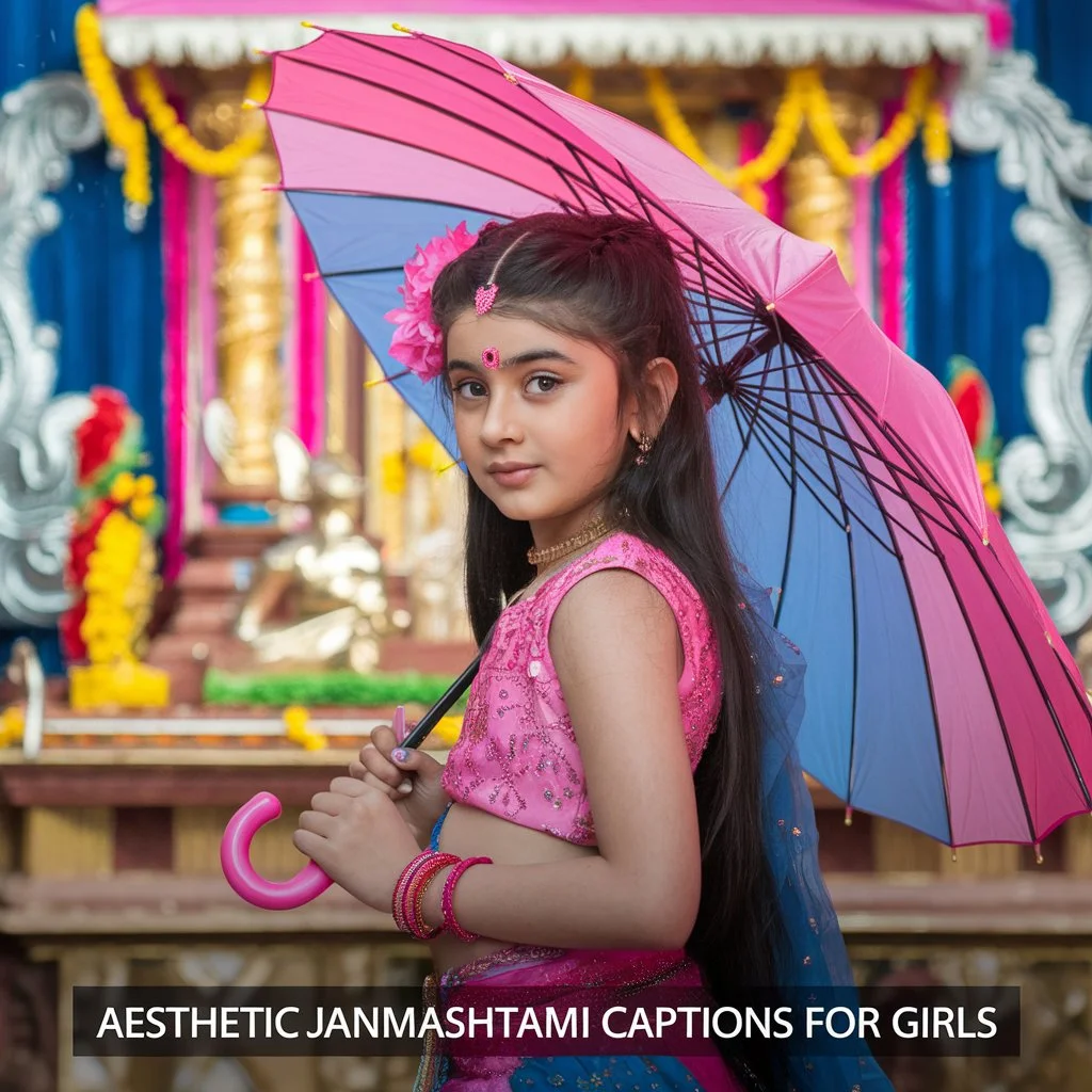 Aesthetic Janmashtami Captions for Girls