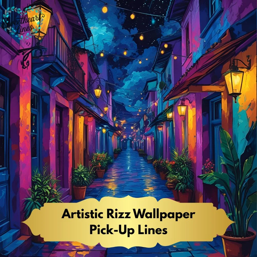 Artistic Rizz Wallpaper Pick-Up Lines