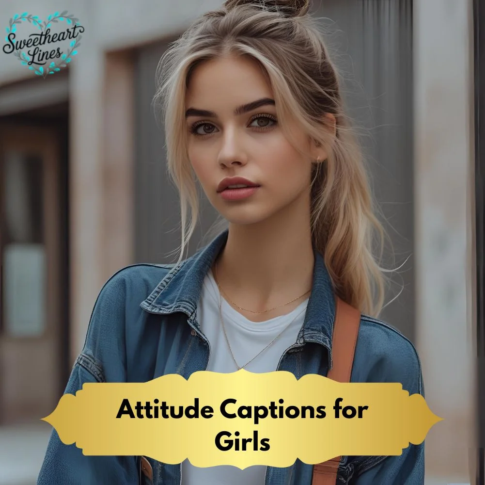 Attitude Captions for Girls