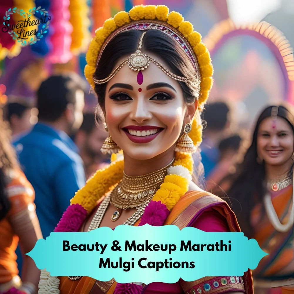 Beauty & Makeup Marathi Mulgi Captions