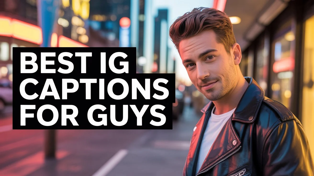 Best IG Captions For Guys