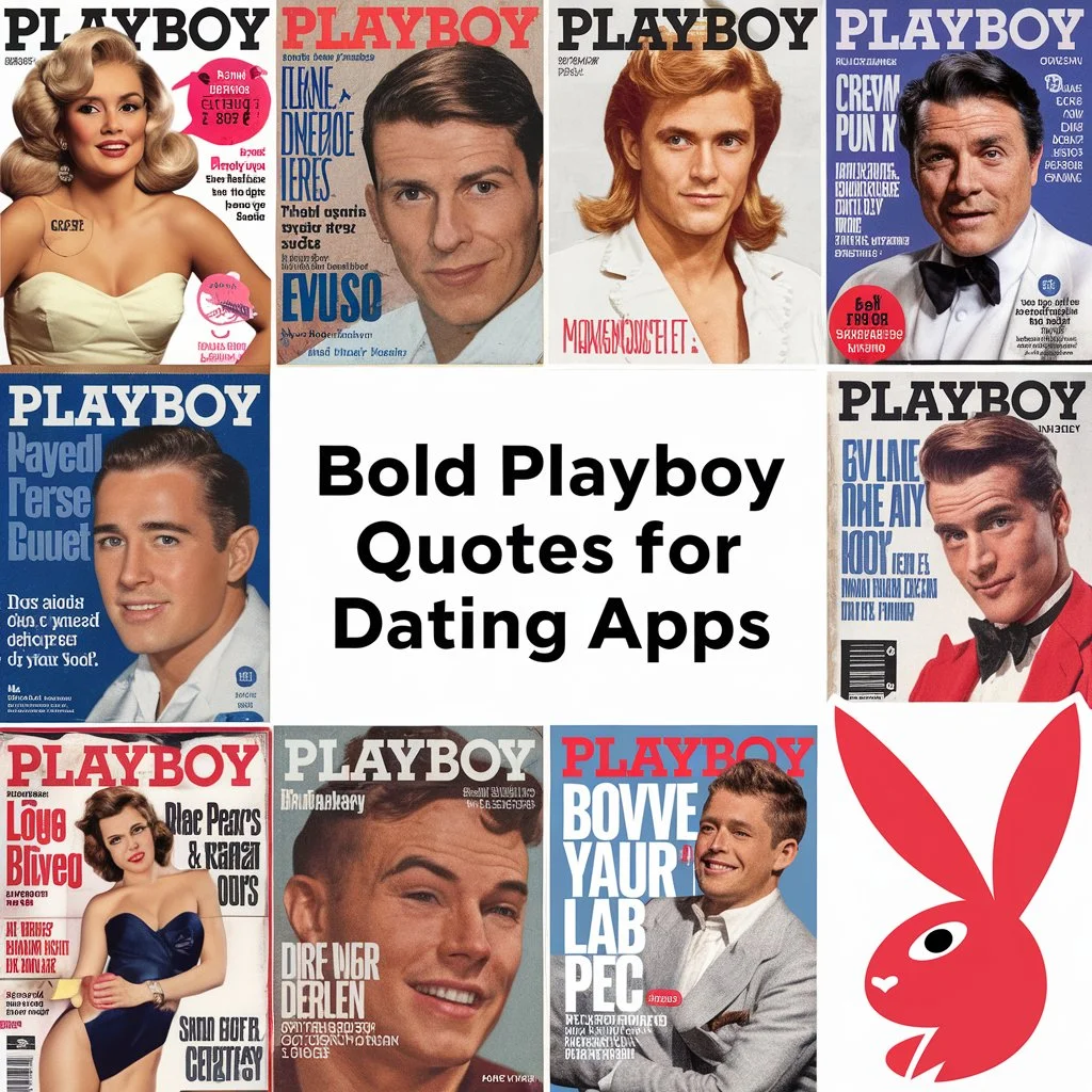 Bold Playboy Quotes for Dating Apps