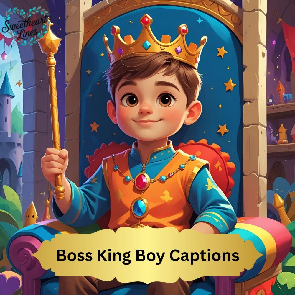 Boss King Boy Captions