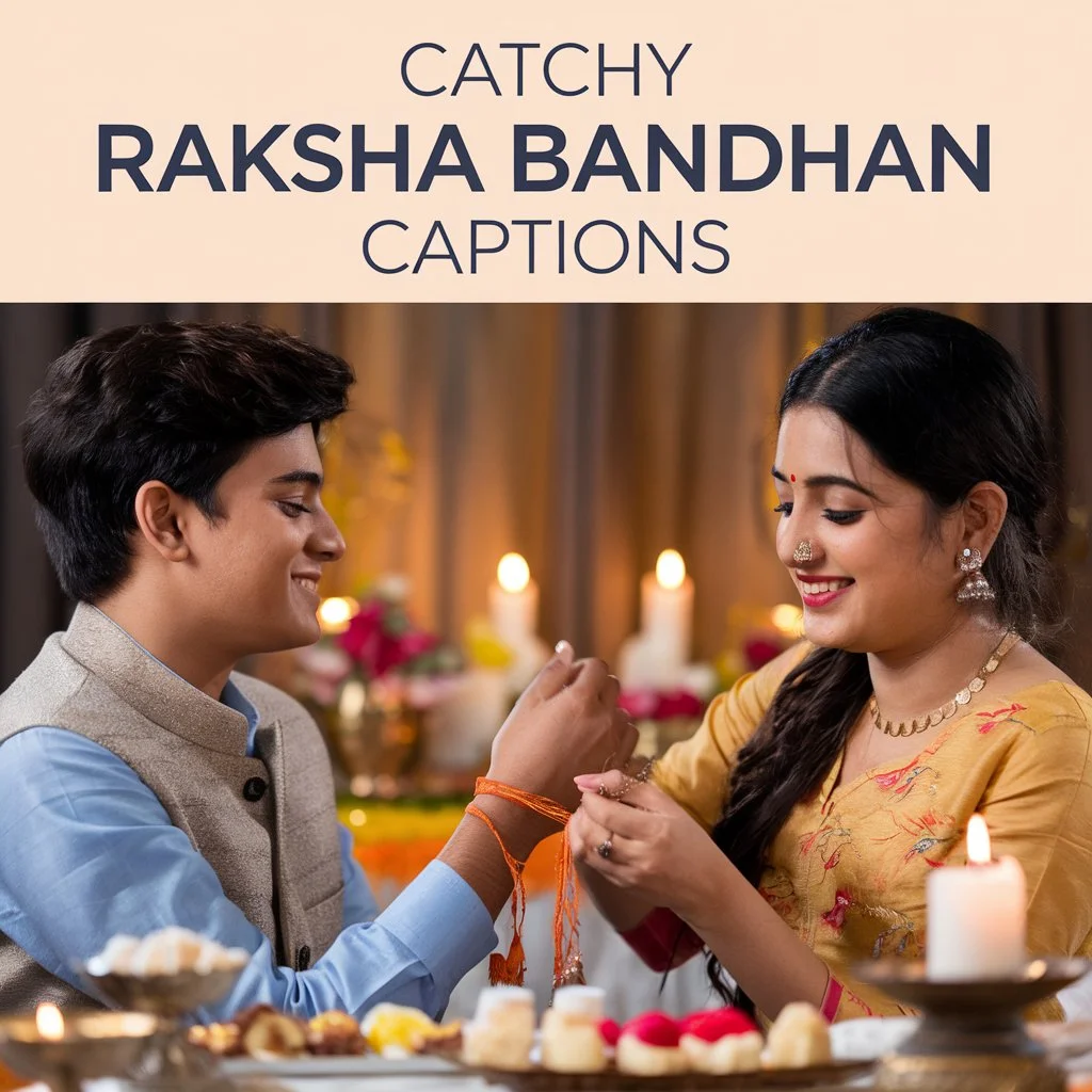 Catchy Raksha Bandhan Captions