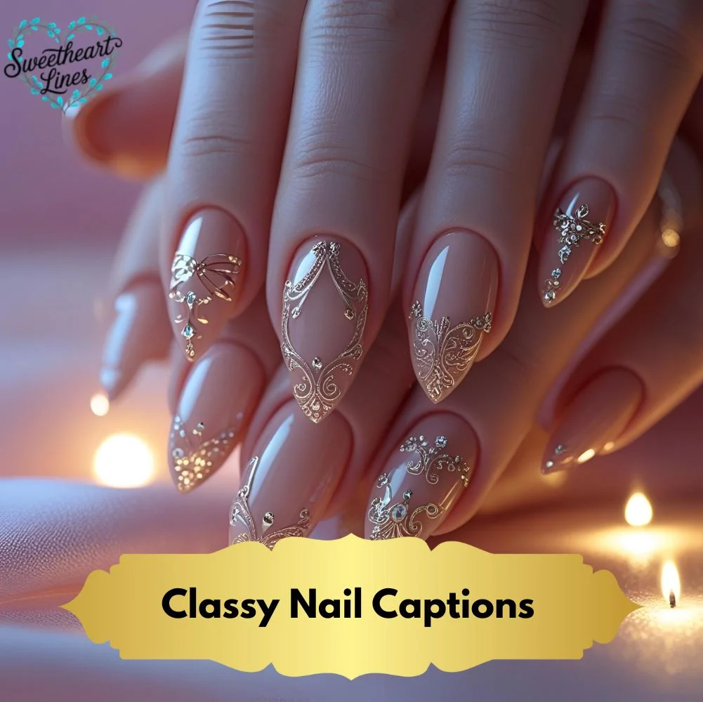 Classy Nail Captions