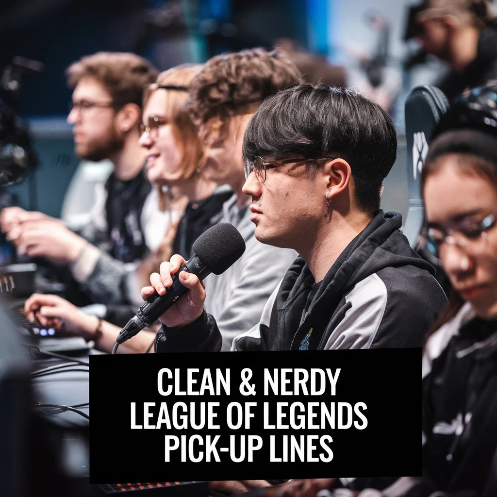 Clean & Nerdy League of Legends Pick-Up Lines