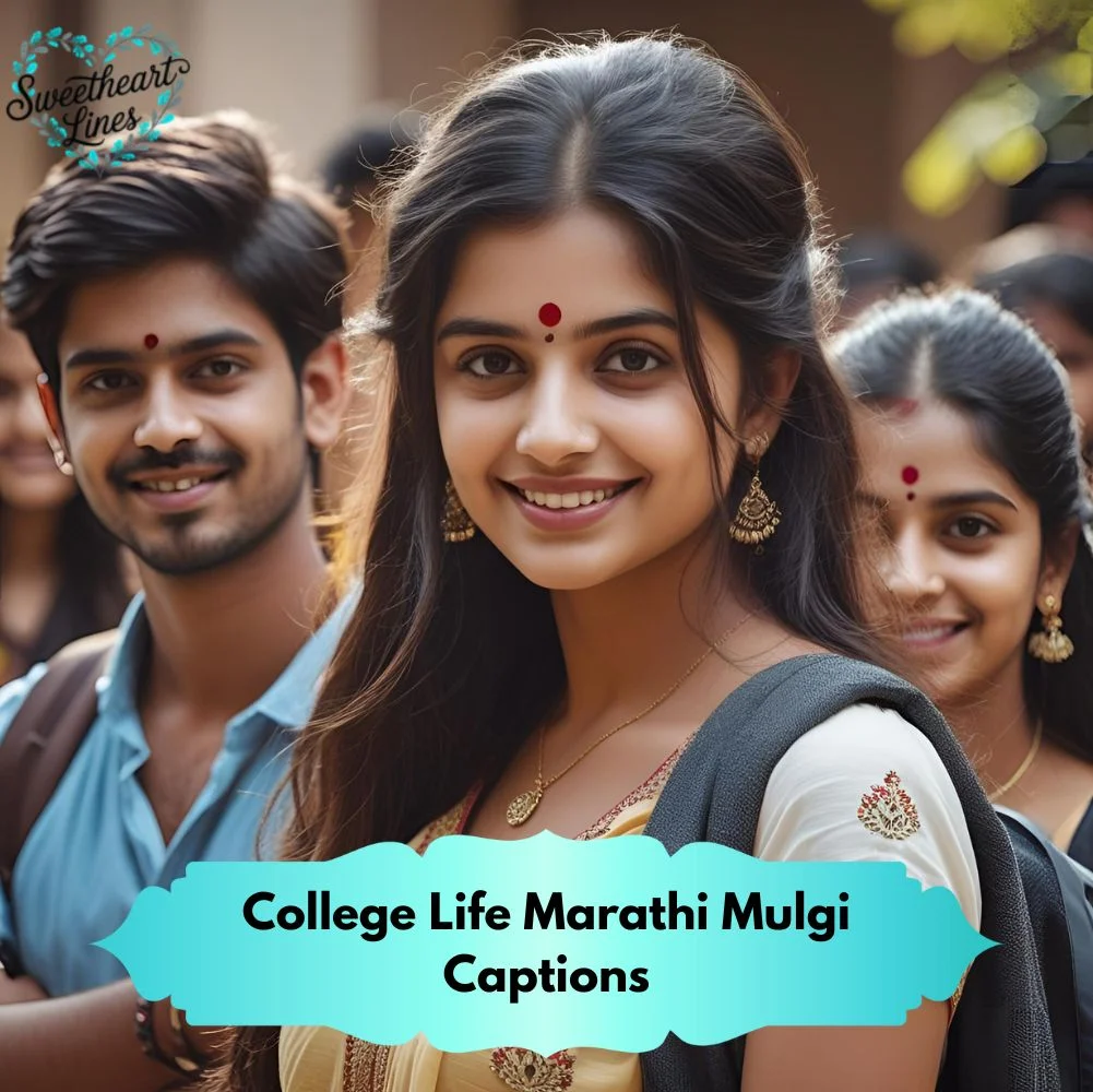 College Life Marathi Mulgi Captions