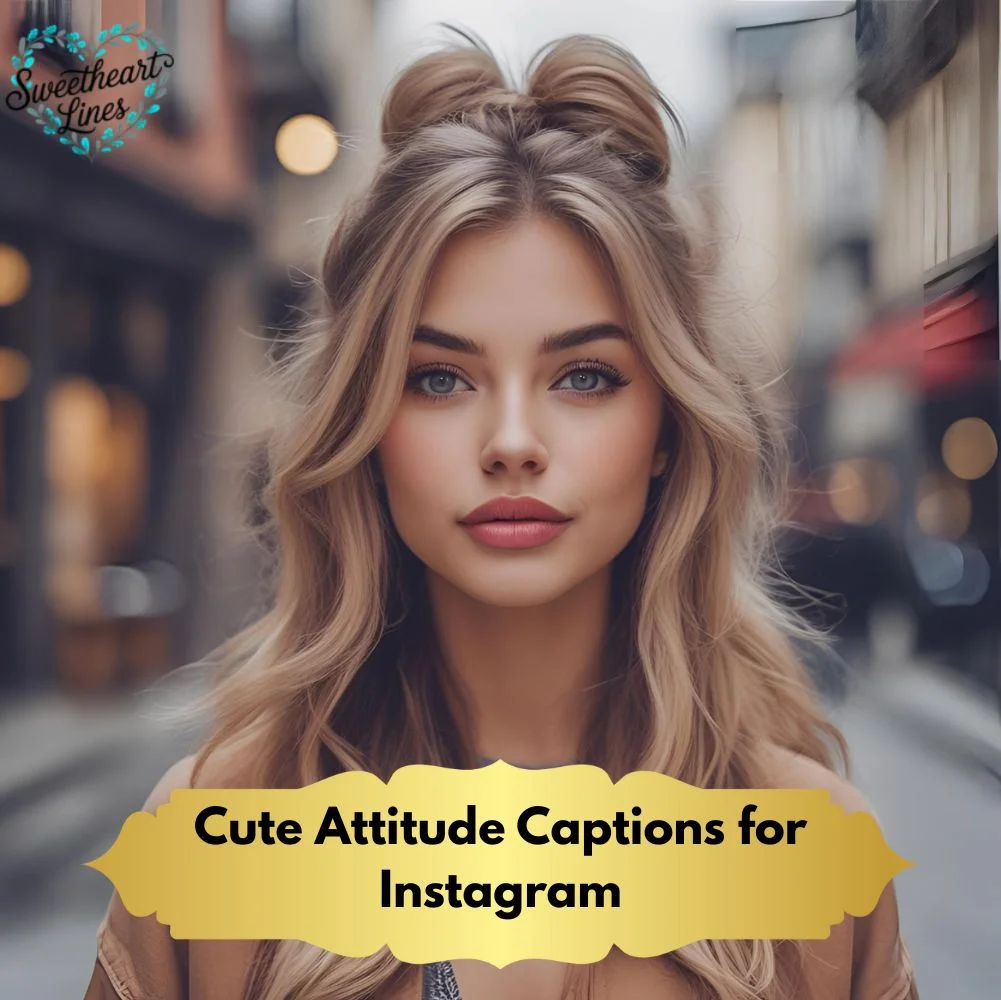Cute Attitude Captions for Instagram
