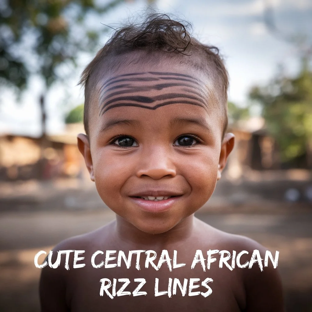 Cute Central African Rizz Lines