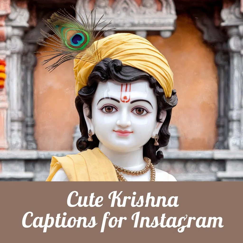 Cute Krishna Captions for Instagram