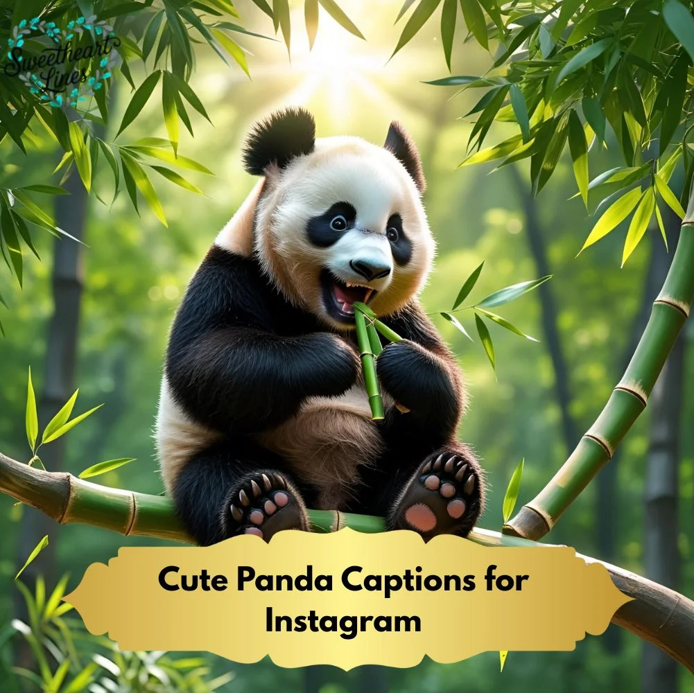 Cute Panda Captions for Instagram