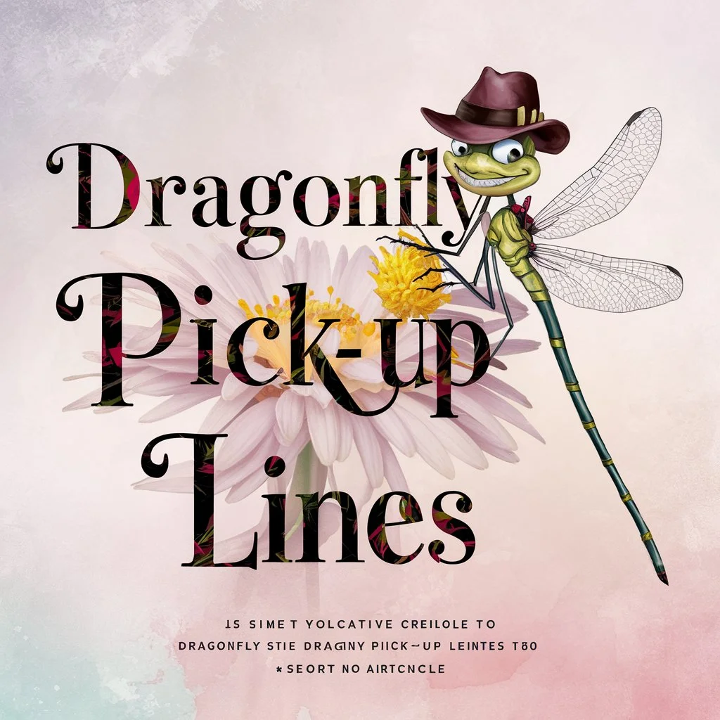 Dragonfly Pick-Up Lines
