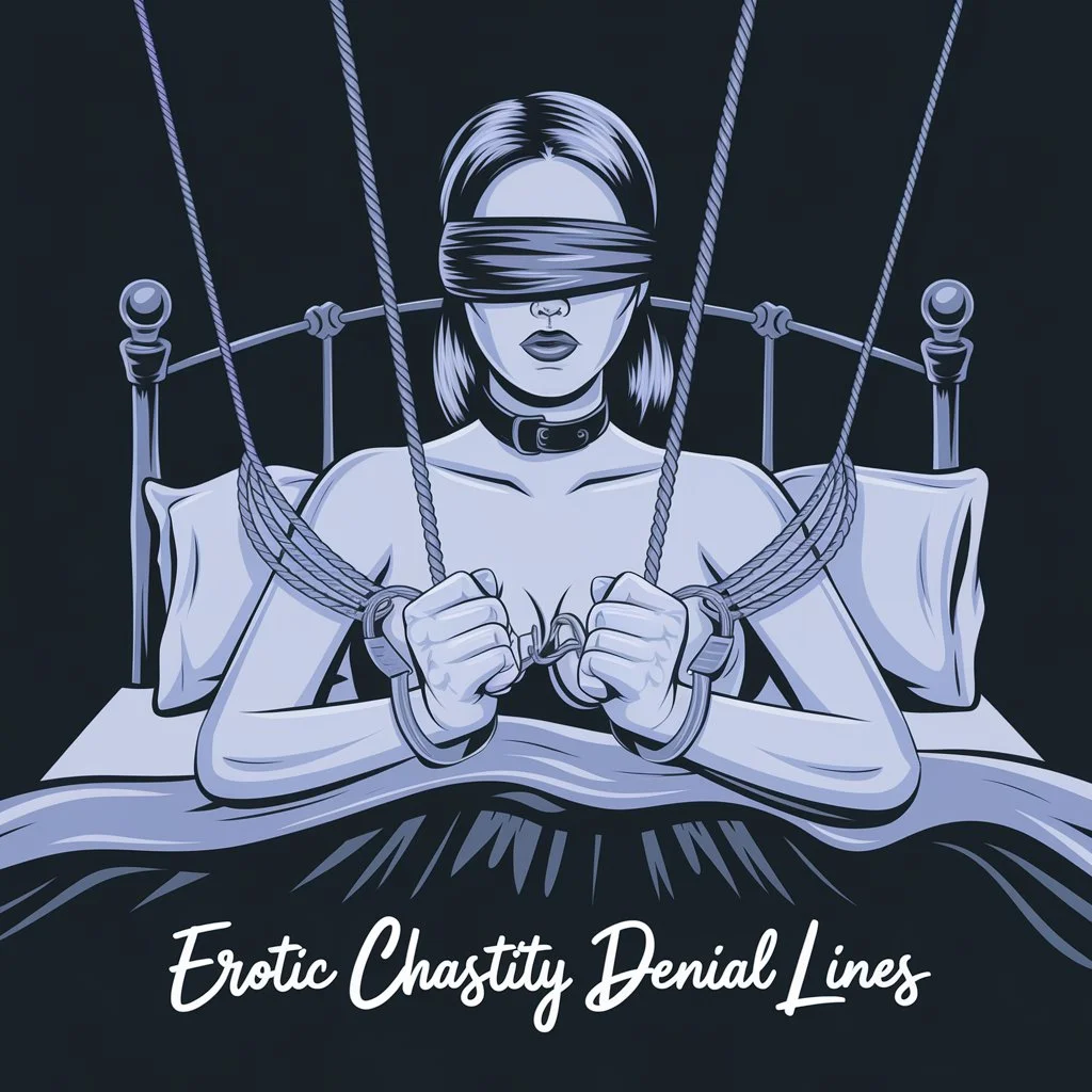Erotic Chastity Denial Lines