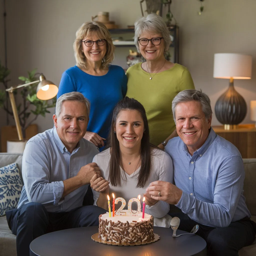 Family 20th Birthday Captions