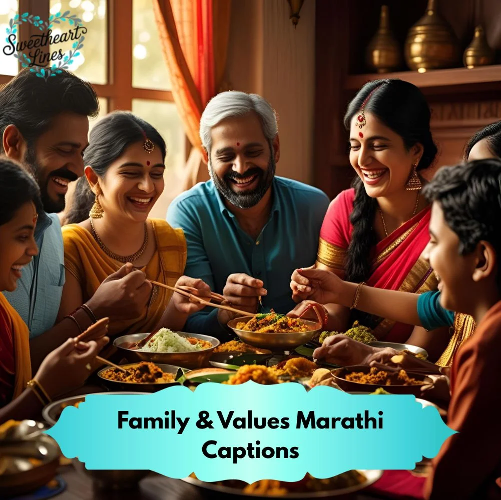 Family & Values Marathi Captions