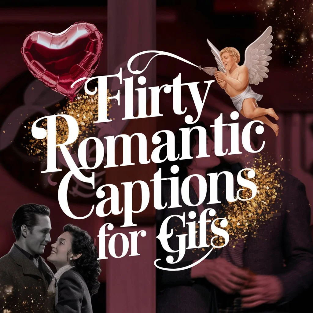Flirty Romantic Captions for GIFs