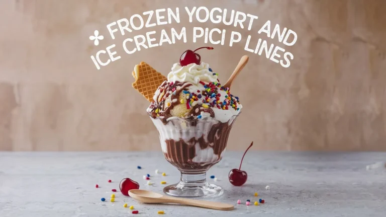 Frozen Yogurt and Ice Cream Pick Up Lines