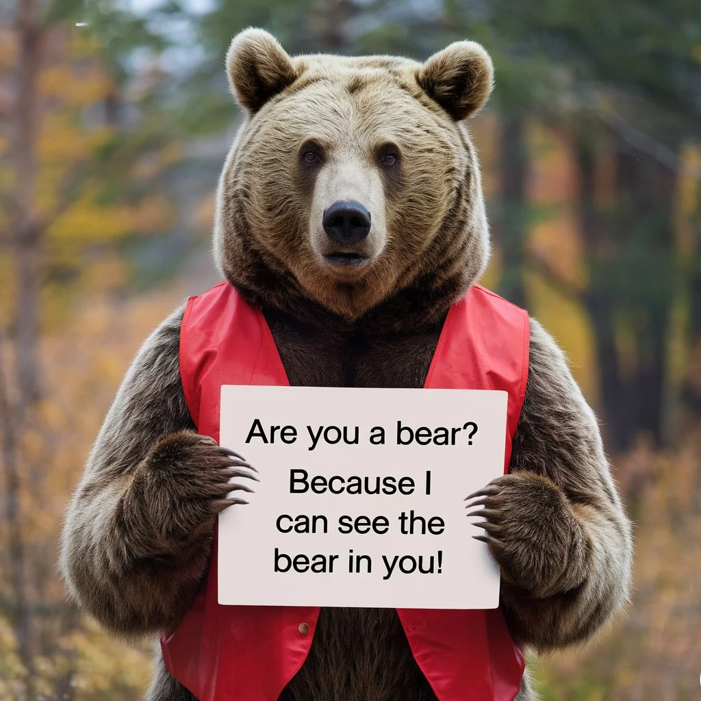 Funny Bear Pick Up Lines