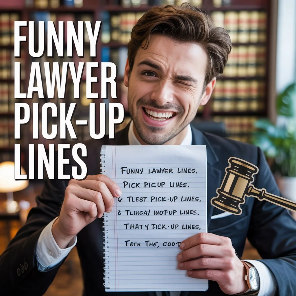 Funny Lawyer Pick-Up Lines
