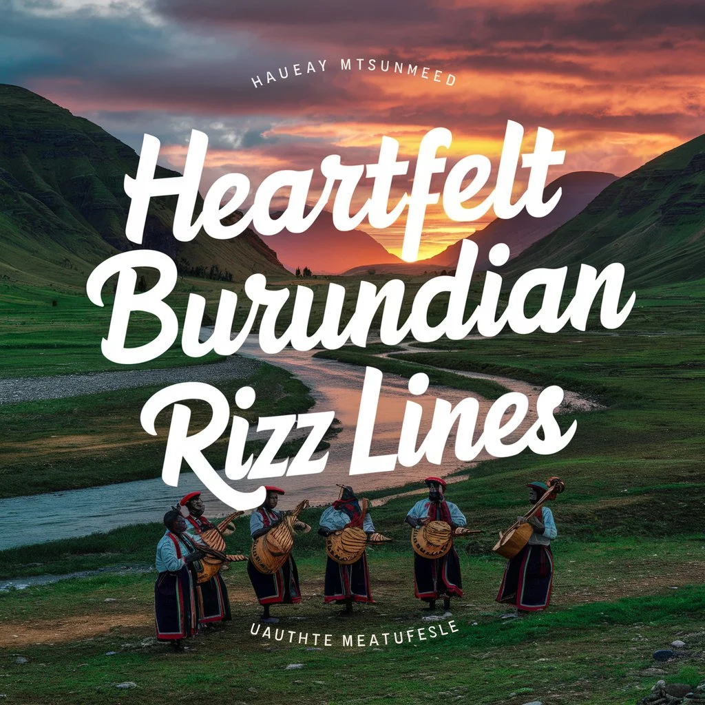 Heartfelt Burundian Rizz Lines 