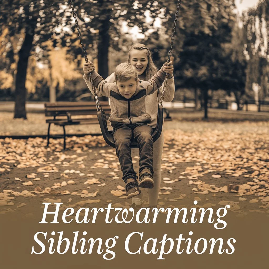 Heartwarming Sibling Captions