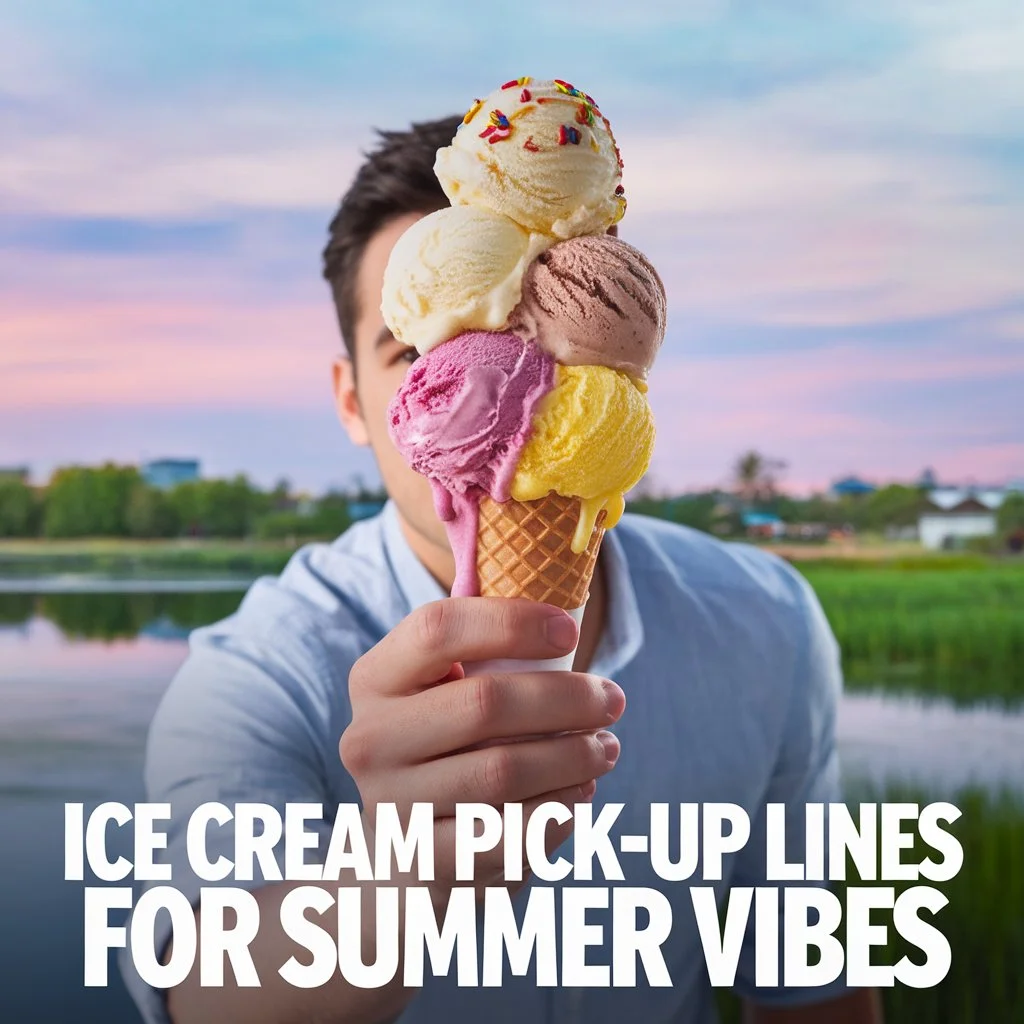 Ice Cream Pick-Up Lines for Summer Vibes