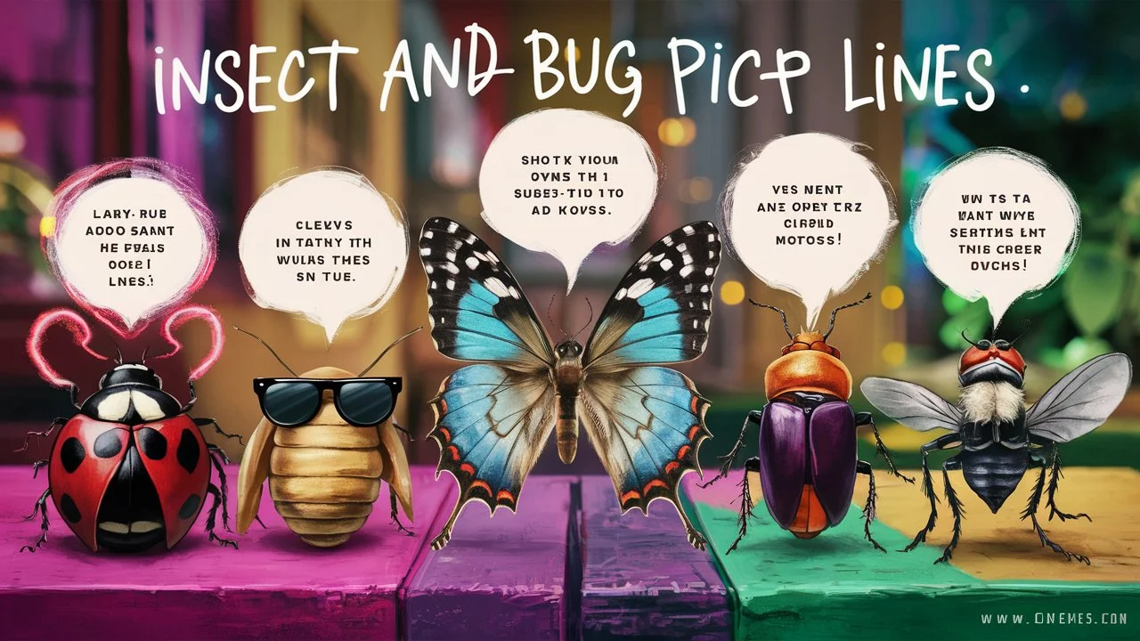Insect and Bug Pick-Up Lines