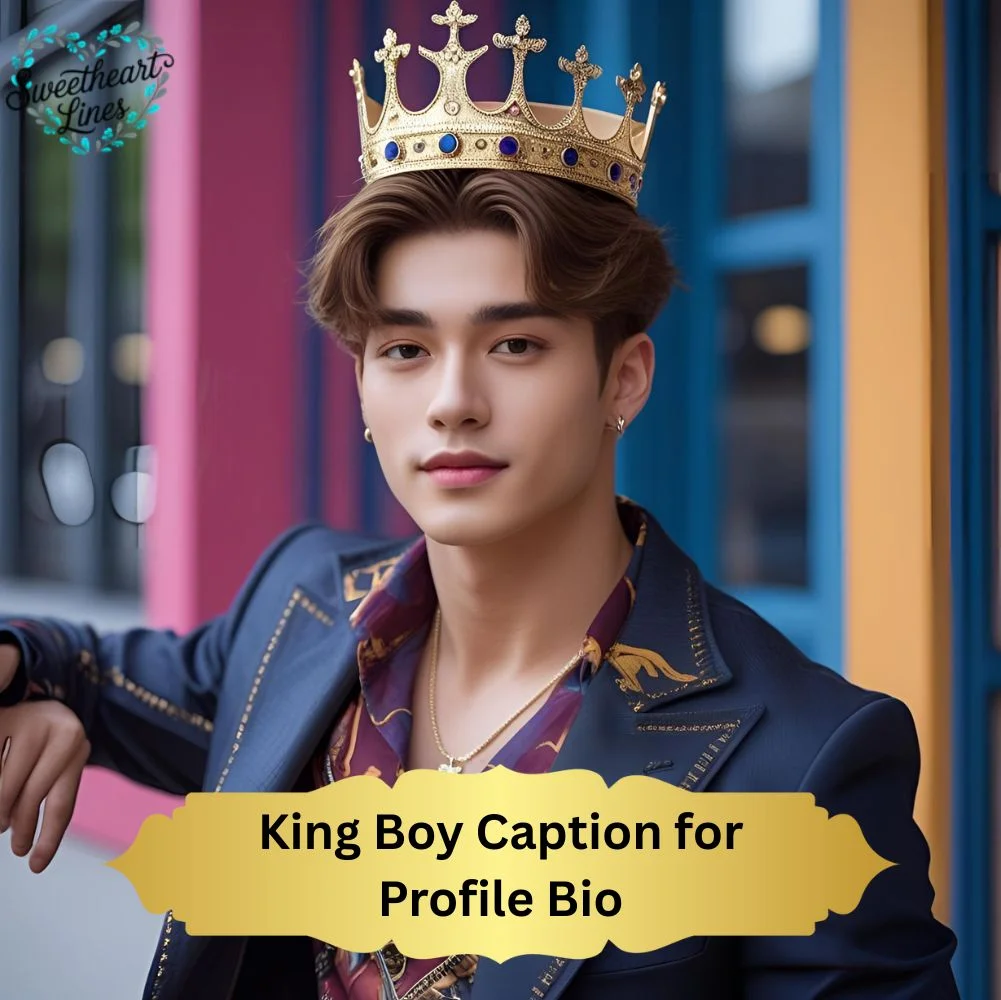King Boy Caption for Profile Bio