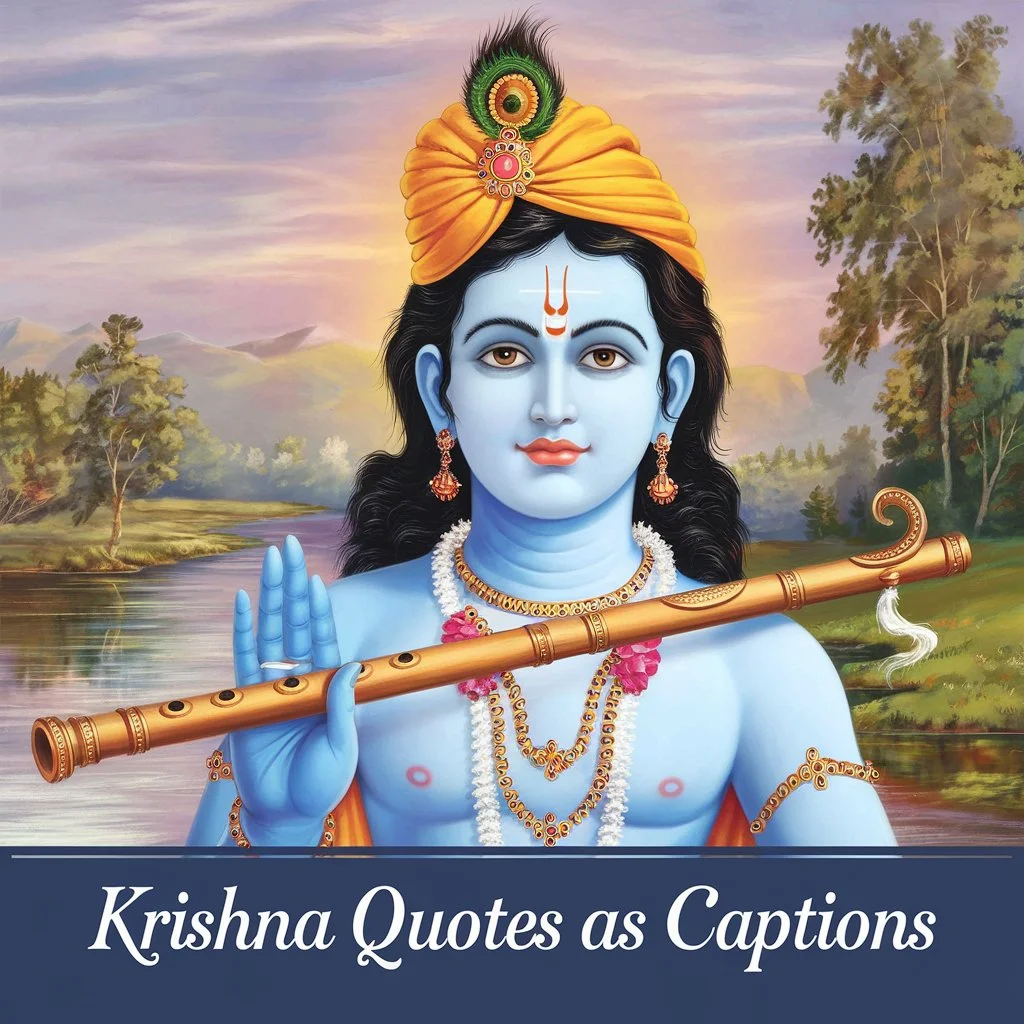 Krishna Quotes as Captions