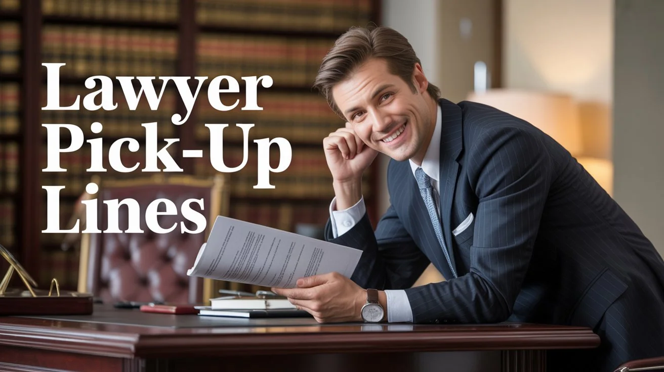 Lawyer Pick-Up Lines