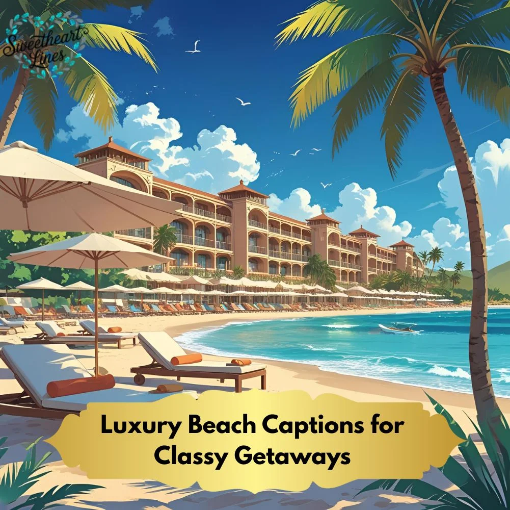 Luxury Beach Captions for Classy Getaways