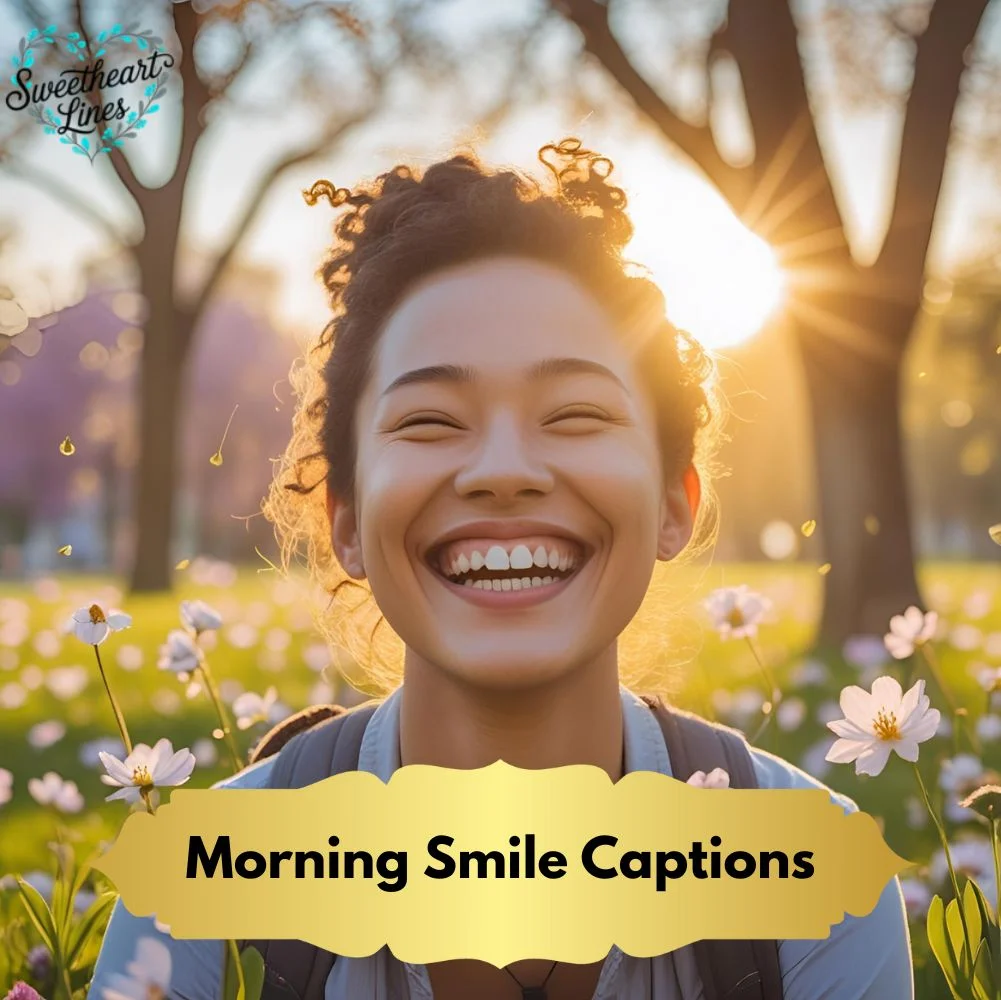 Morning Smile Captions