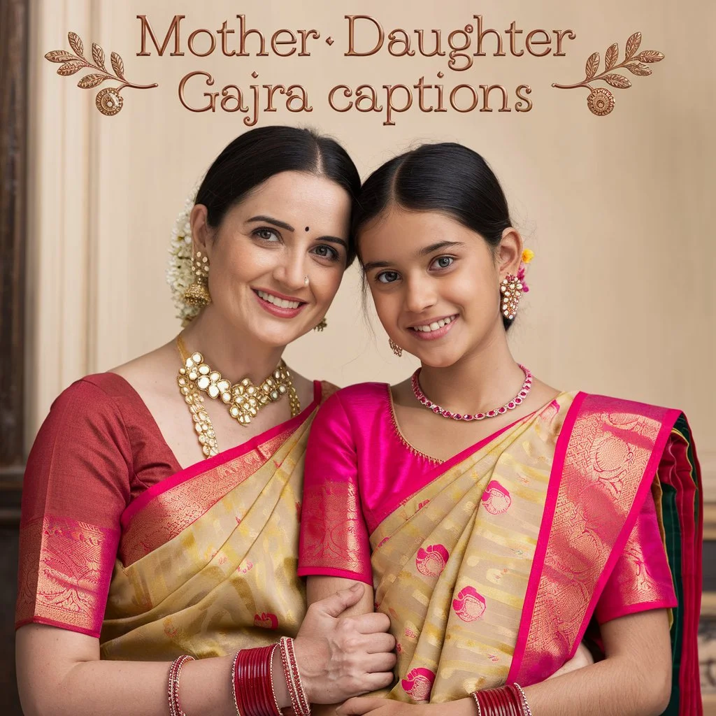 Mother‑Daughter Gajra Captions