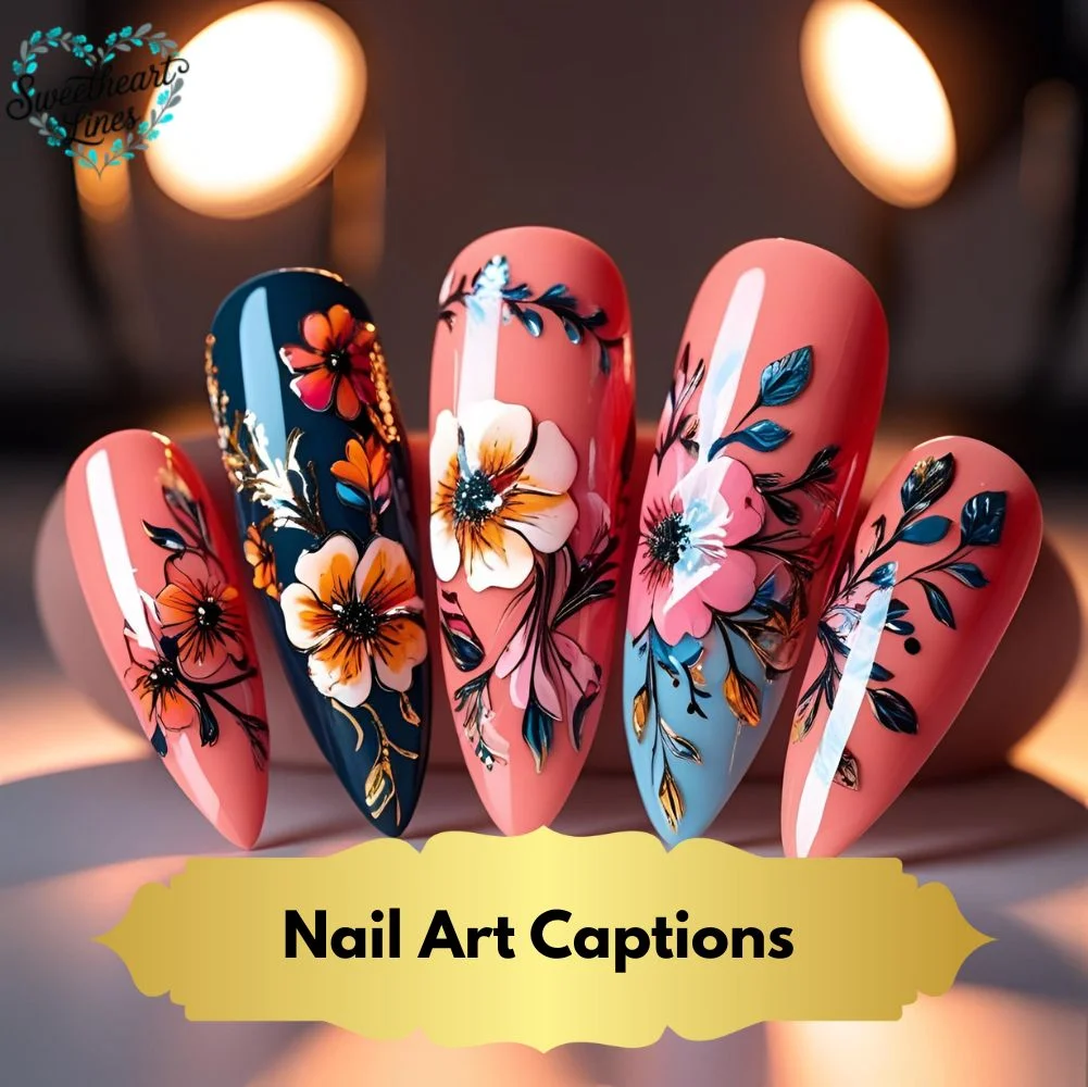 Nail Art Captions