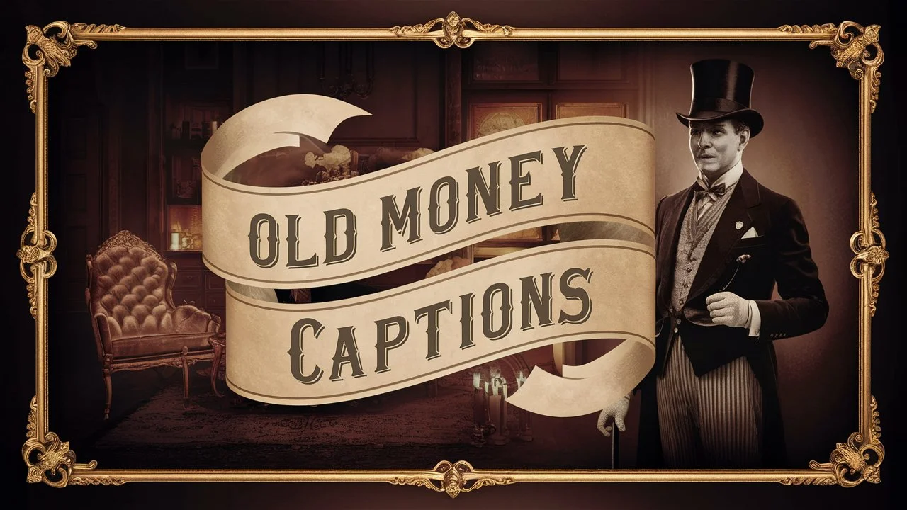 Old Money Captions
