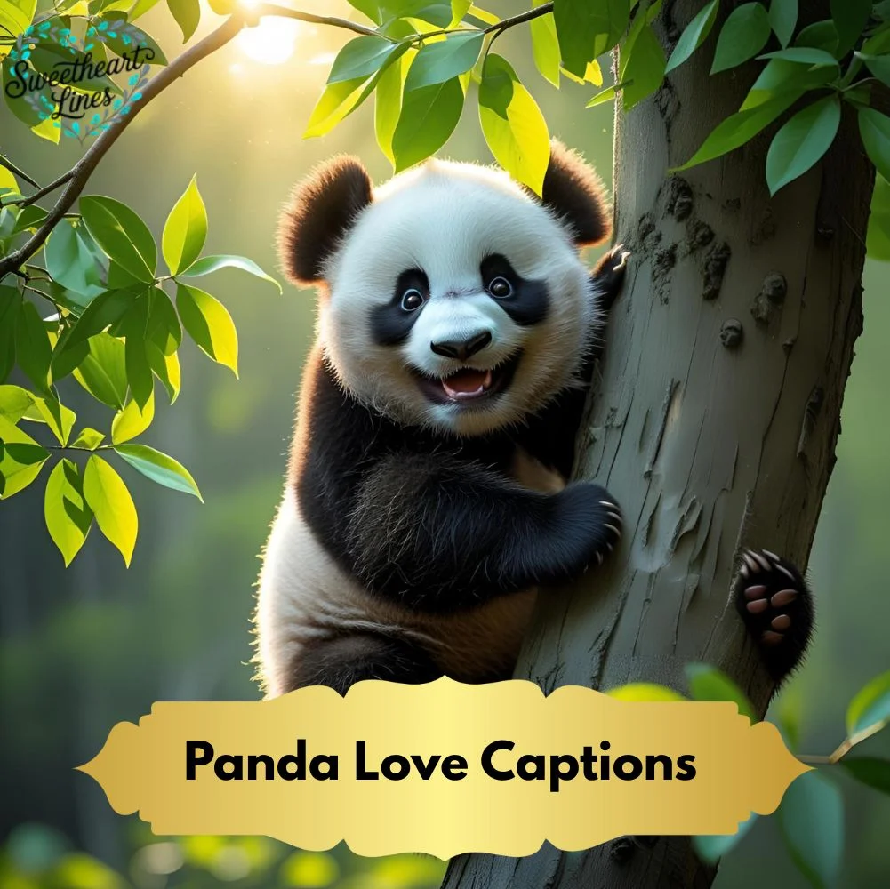 Panda Love Captions